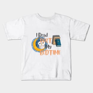 I Read Past My Bedtime Kids T-Shirt